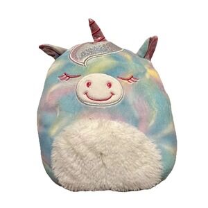 Squishmallows Mystery‎ Squad Ilene Rainbow Tie Dye Unicorn 9in Kellytoy
